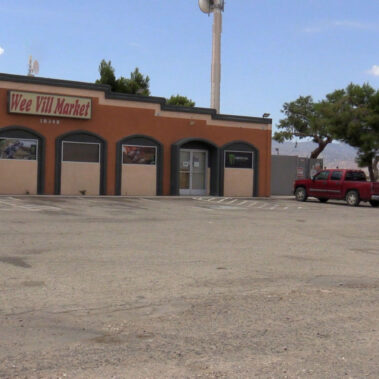 Front view of store.