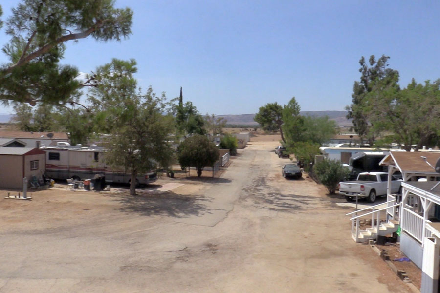 Arial view of Winter Haven Mobile Home RV Park.