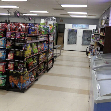 Inside the Wee Vill Market.